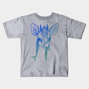 Dik-Dik Blue/Green Kids T-Shirt